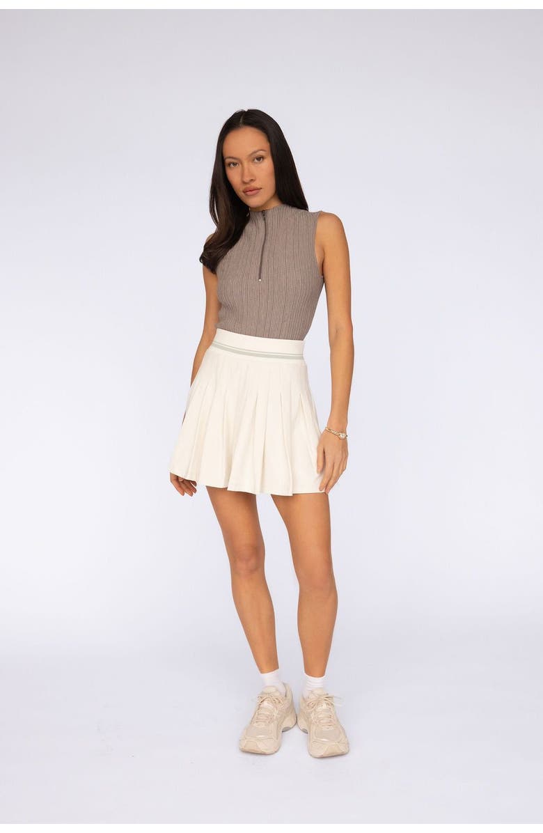 Fore-té Club Attire Elise Knit Tank, Alternate, color, Mocha