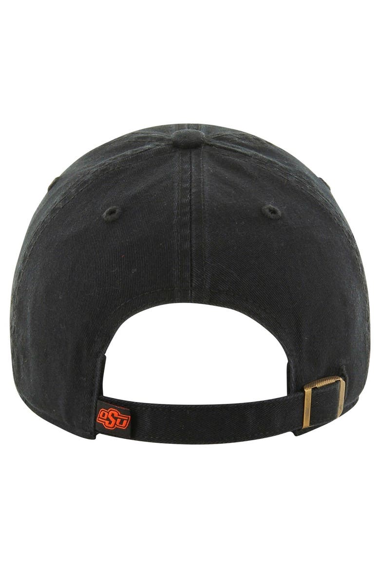 Men's '47 Black Oklahoma State Cowboys Vintage Clean Up Adjustable Hat, Alternate, color, Black
