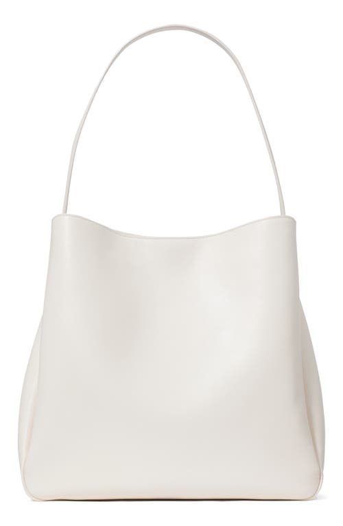 Kate Spade New York Large Grace Leather Shoulder Bag In Cream
