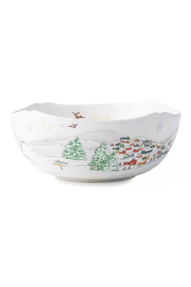Berry & Thread North Pole 10-Inch Serving Bowl, Alternate, color, WHITE MULTI