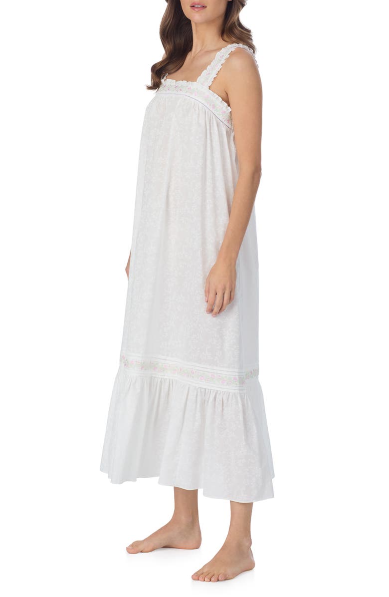 Eileen West Sleeveless Cotton Lawn Ballet Nightgown, Alternate, color,