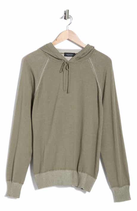 Bugatchi Raglan Sleeve Cotton Hoodie