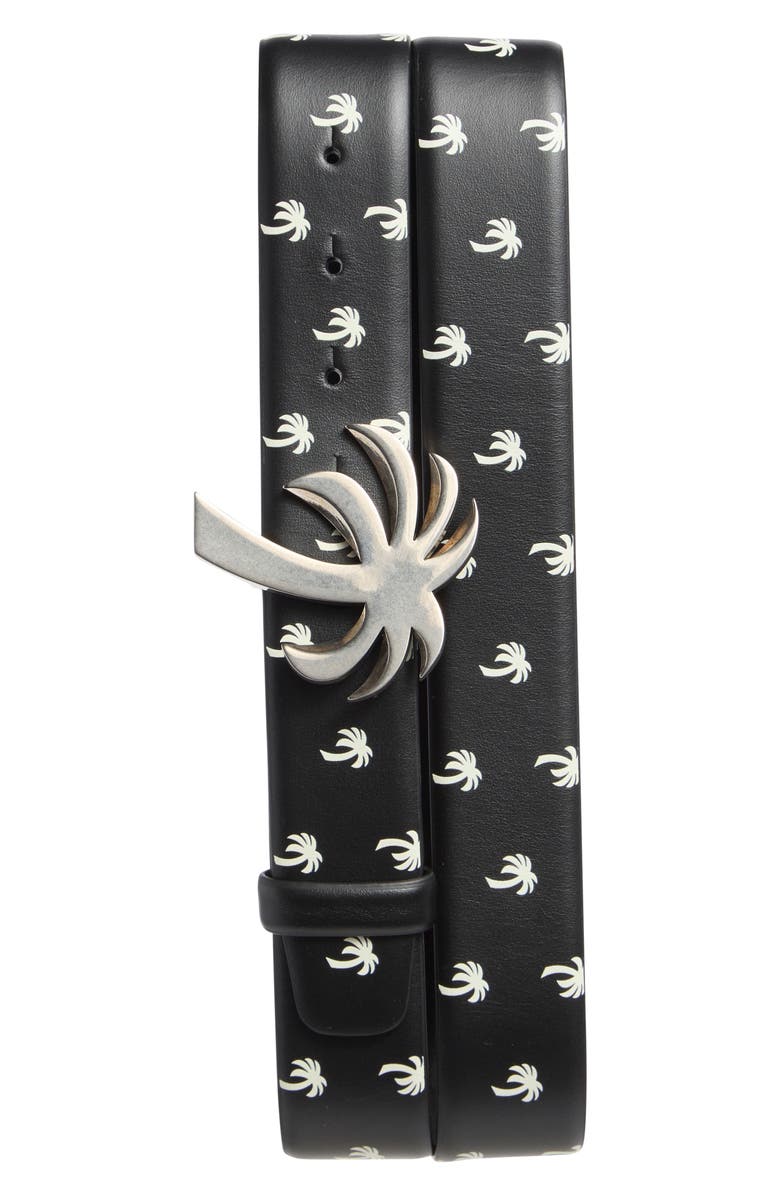 Palm Angels Mini Palms Beach Belt, Main, color, Black White