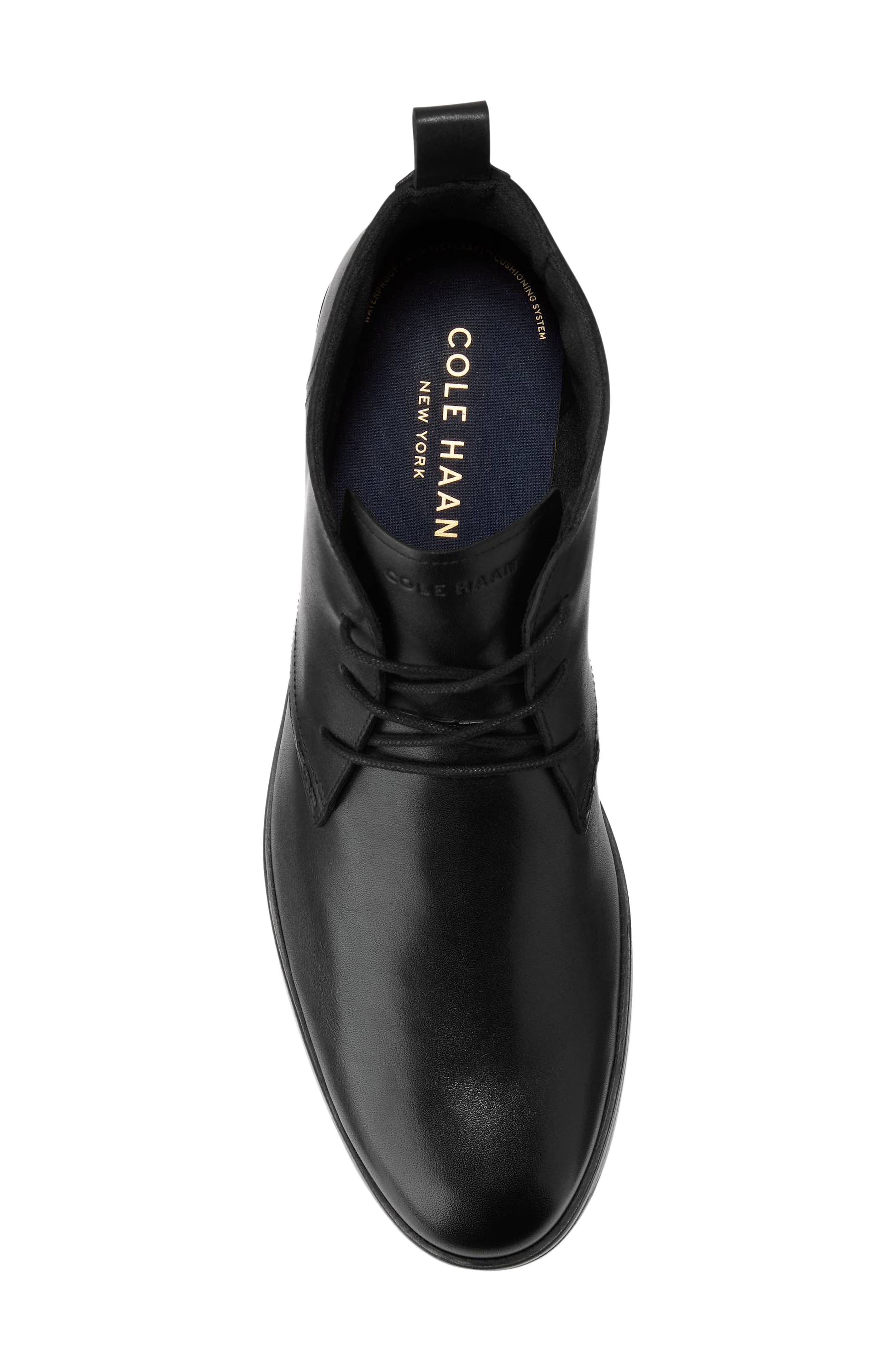 Newmark Grand Flexcraft Waterproof Chukka Boot, Alternate, color, BLACK / BLACK WP