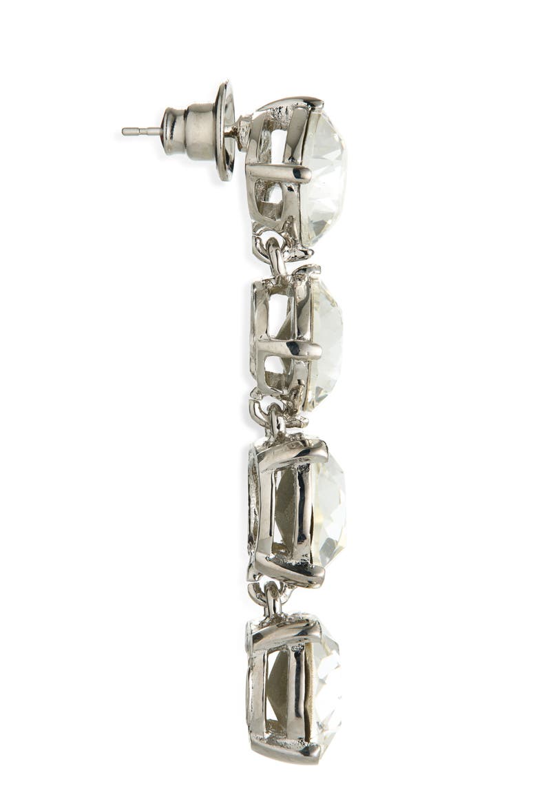 Gallery Crystal Drop Earrings, Alternate, color, CRYSTAL