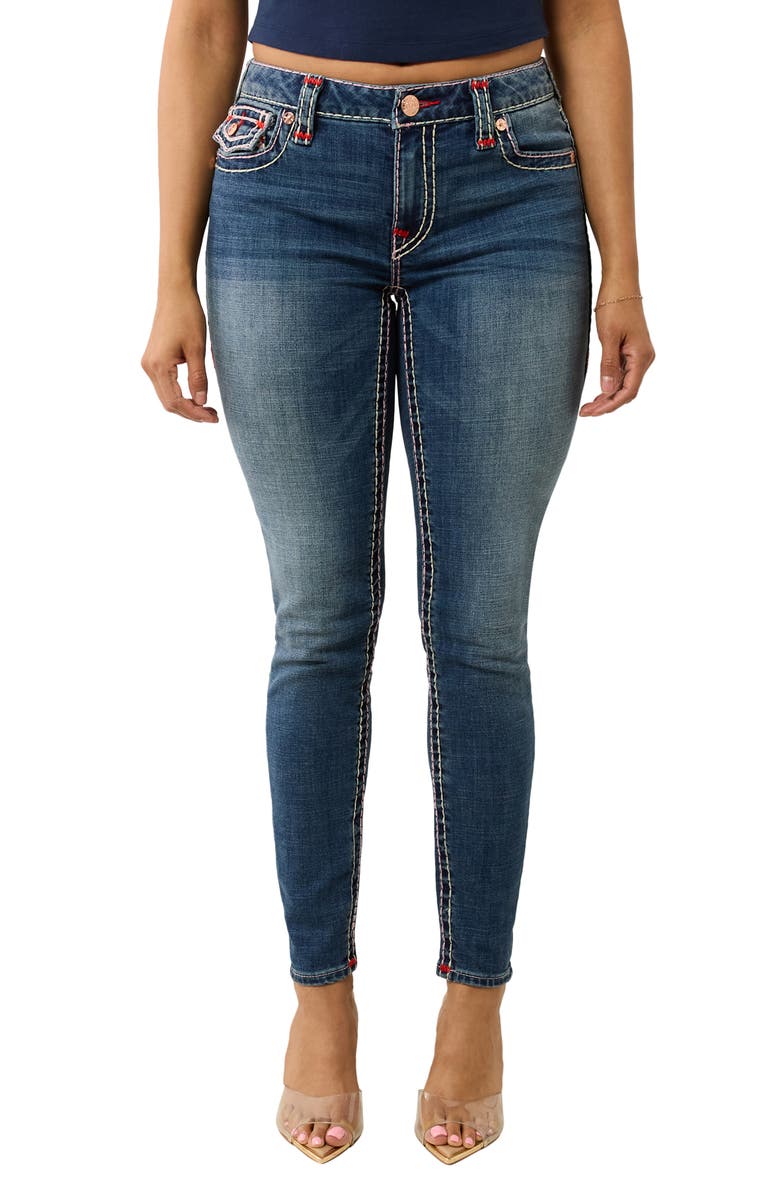 True Religion Jennie Skinny Jeans, Main, color, 