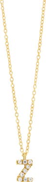Bony Levy Icon Pavé Diamond Initial Pendant Necklace