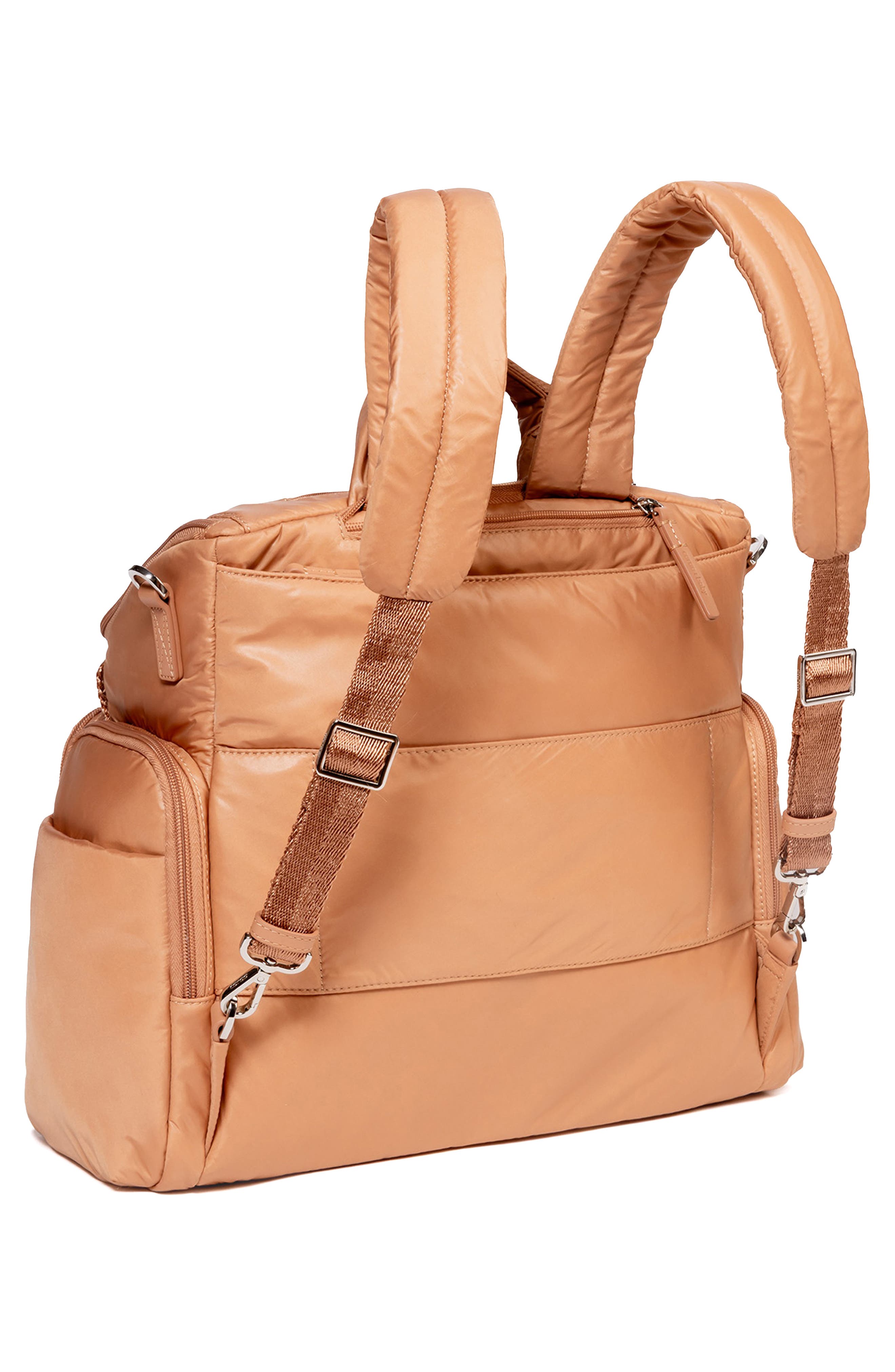 Caraa Large Baby Bag Diaper Bag, Alternate, color, Mocha Mousse - Brown Beige