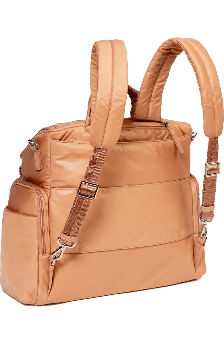 Caraa Large Baby Bag Diaper Bag, Alternate, color, Mocha Mousse - Brown Beige