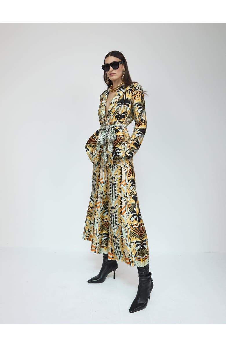 Temperley London Odette Trousers, Alternate, color, Black Mix