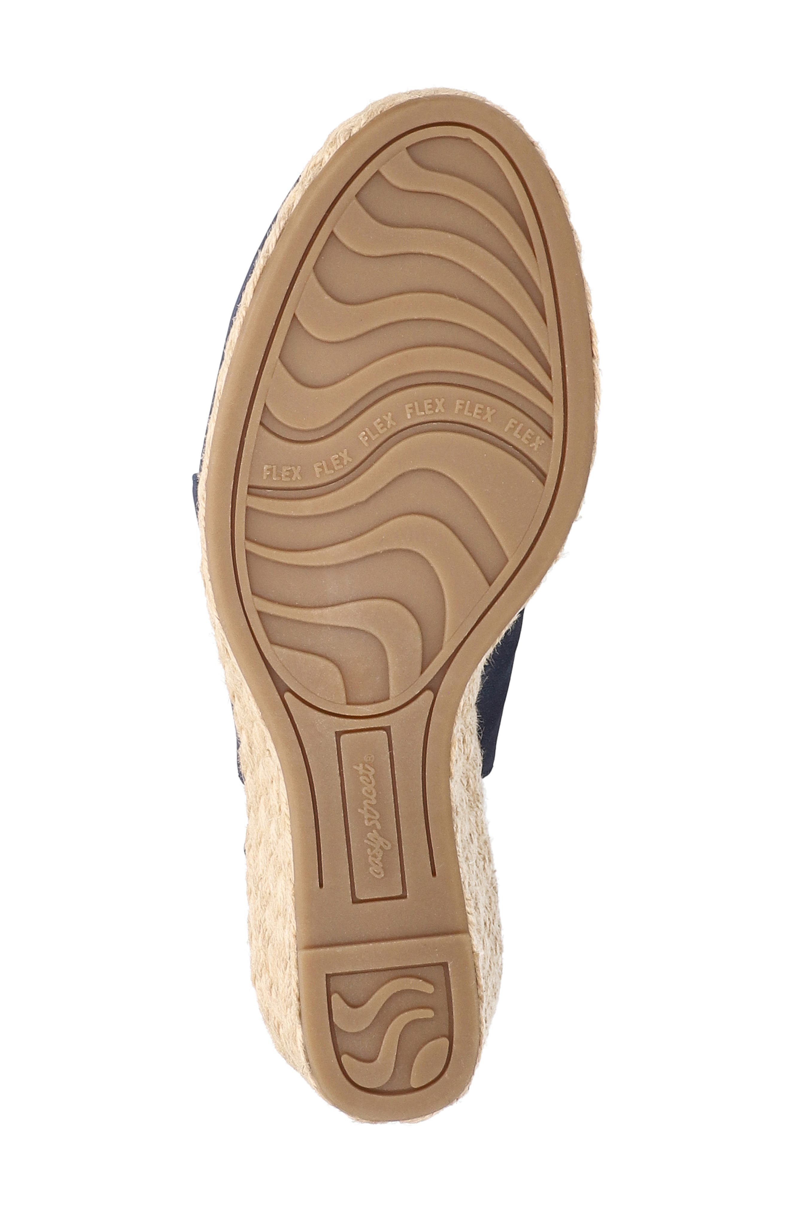 Aloha Slingback Espadrille Wedge Pump, Alternate, color, NAVY