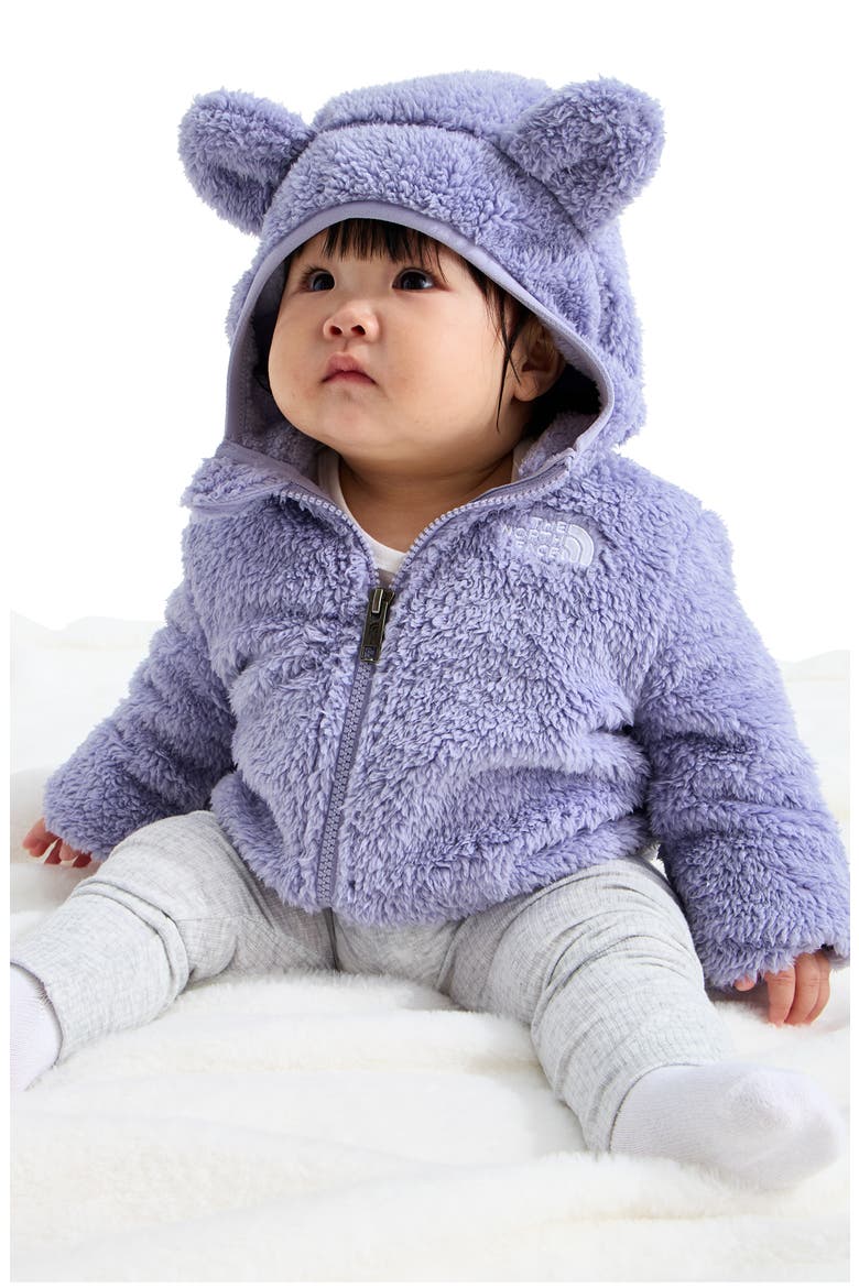 Campshire Ears Fleece Zip Hoodie, Alternate, color, PALE PLUM