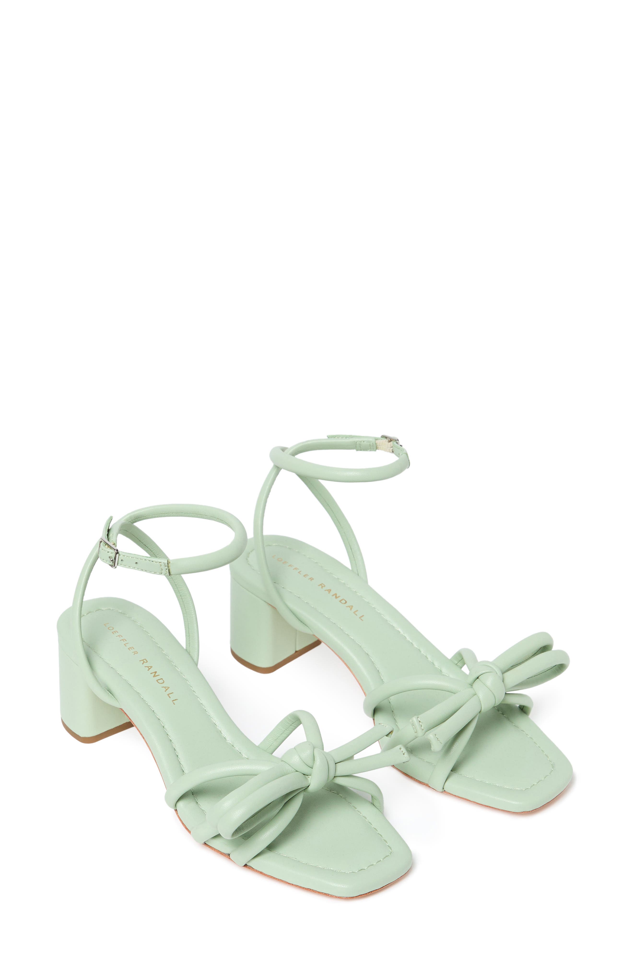 Loeffler Randall Mikel Knotted Sandal, Alternate, color, Mint