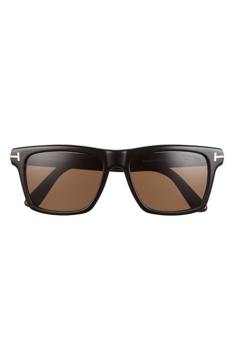 Buckley-02 56mm Square Polarized Sunglasses