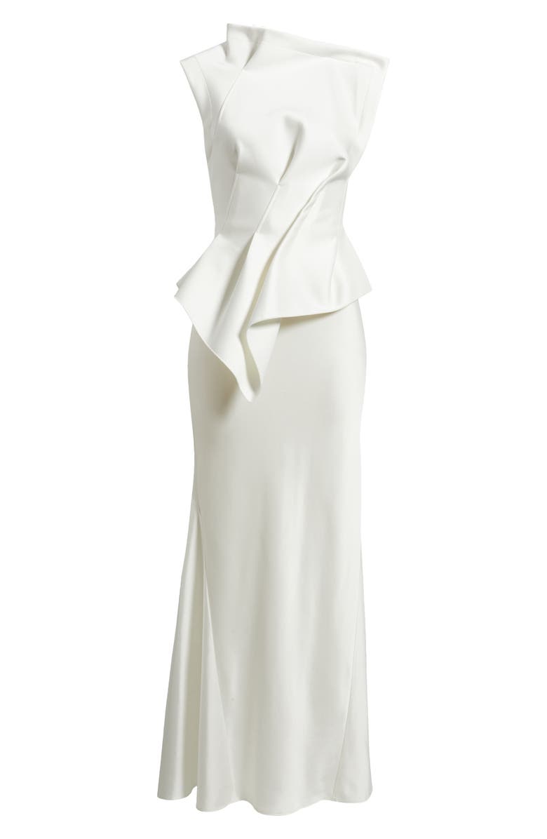 Acler Harty Sleeveless Maxi Gown, Alternate, color, Ivory