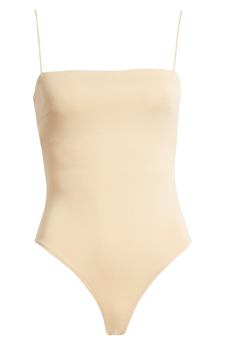 4SI3NNA Alexander Spaghetti Strap Thong Bodysuit, Alternate, color,