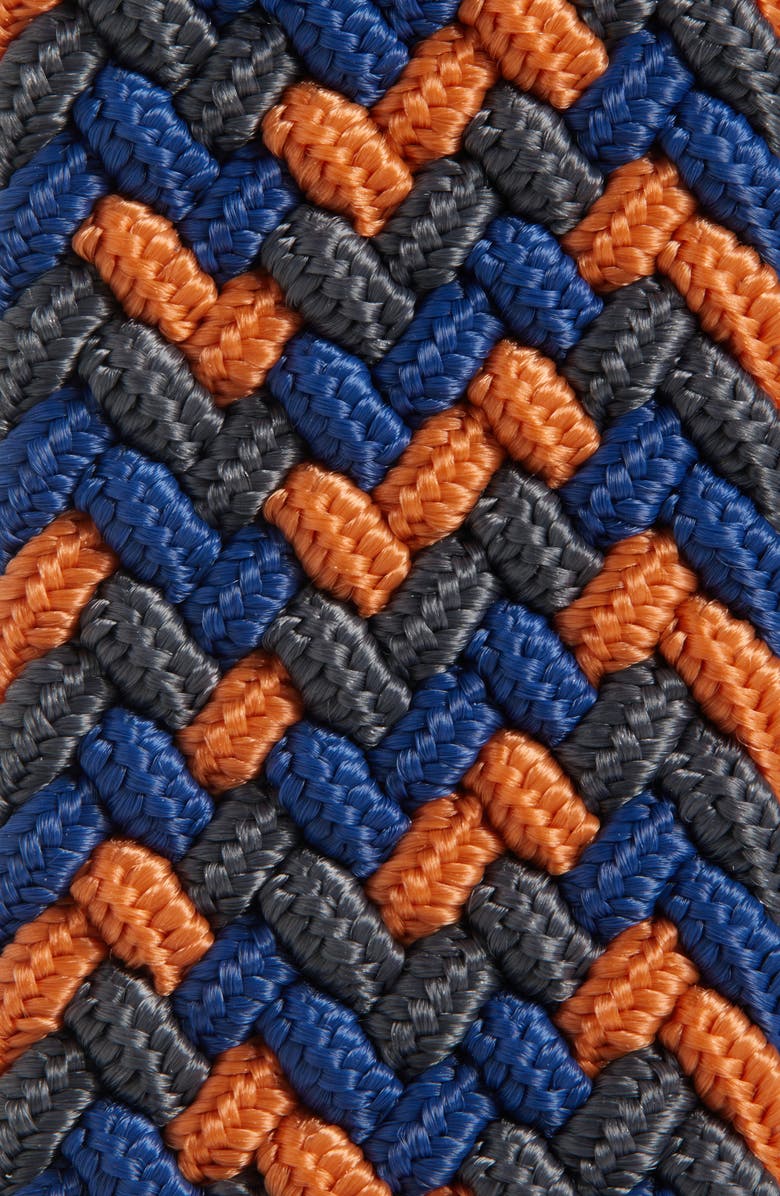 Original Penguin Stretch Woven Belt, Alternate, color, Orange