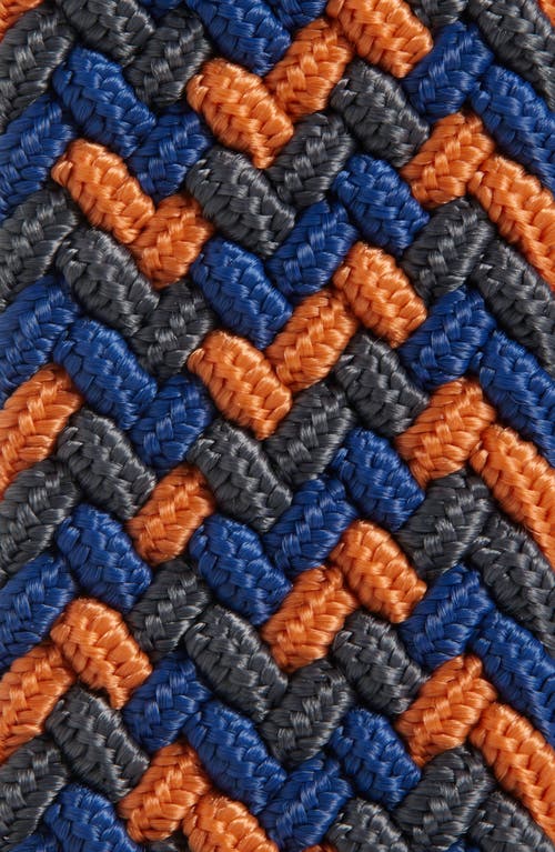 Original Penguin Stretch Woven Belt In Multi