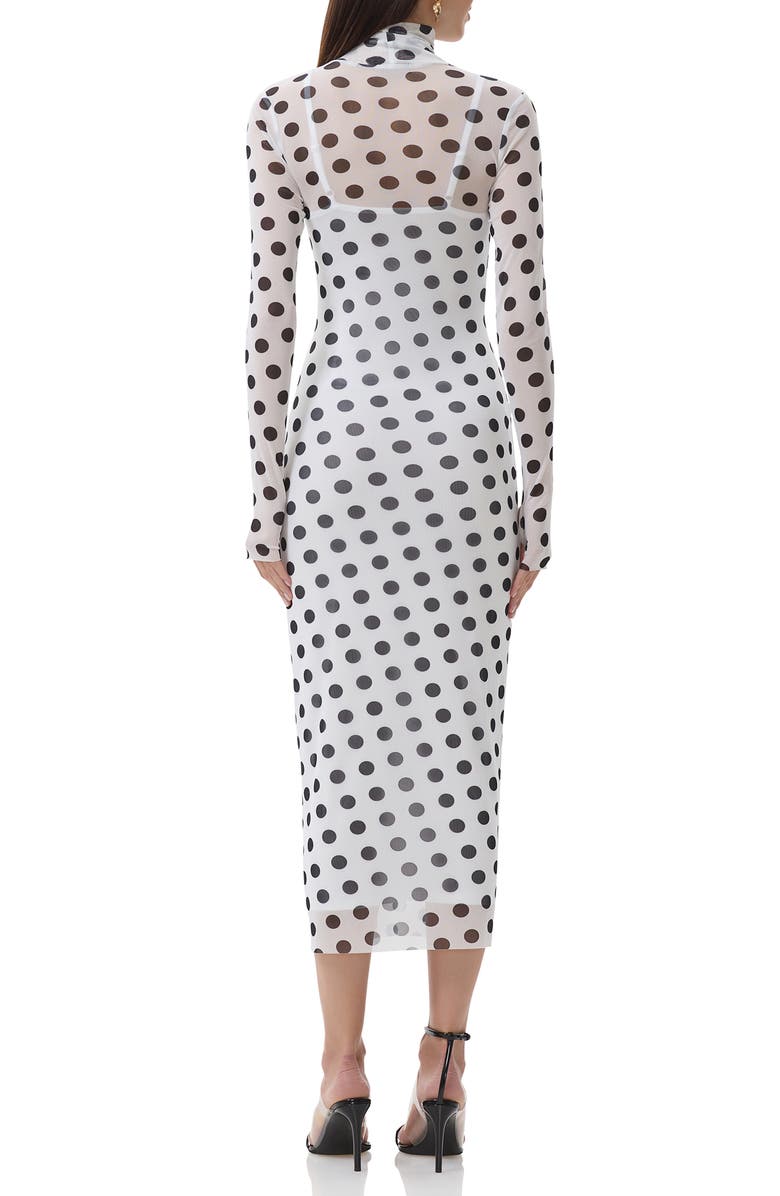 AFRM Shailene Long Sleeve Body-Con Midi Dress, Alternate, color, 