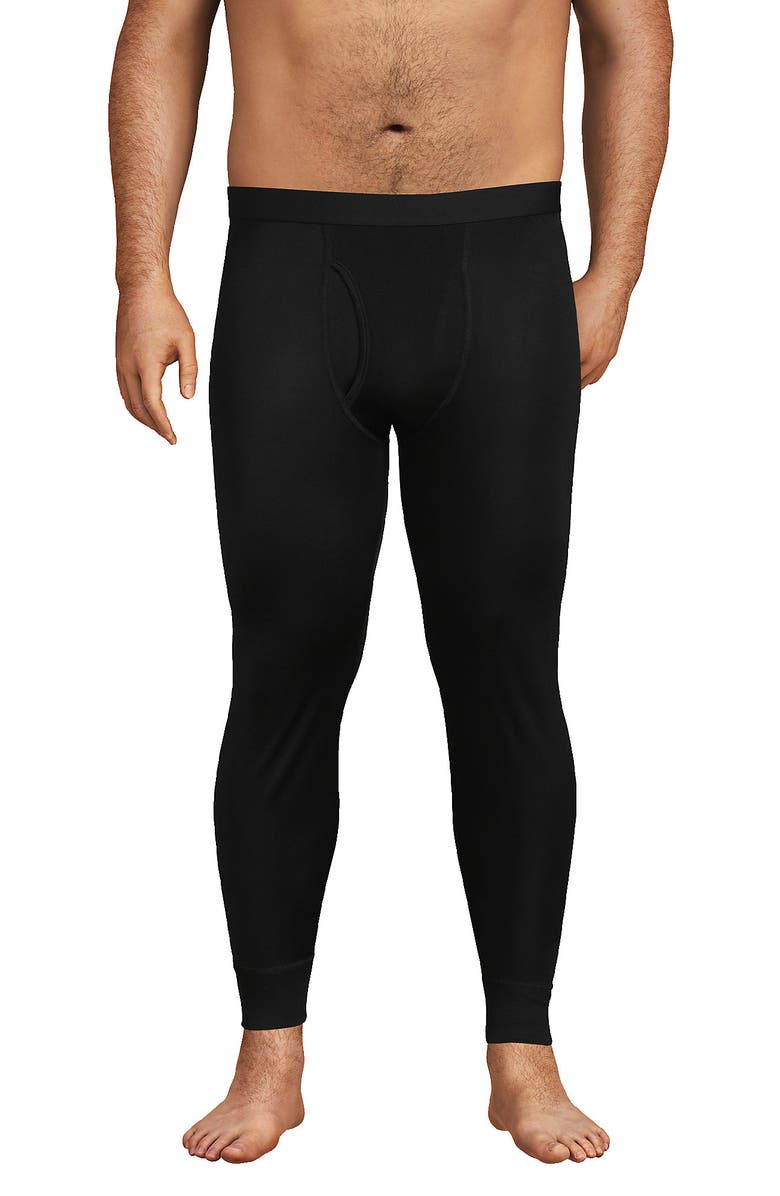 Lands' End Silk Long Underwear Pants, Main, color, 