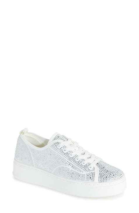 Sariah Crystal Platform Sneaker (Women)