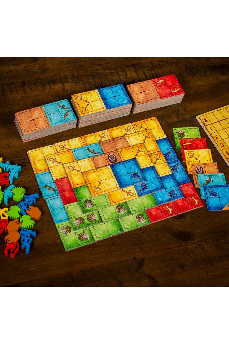 Pyramido Tile & Worker Placement Game, Alternate, color, Multicolored