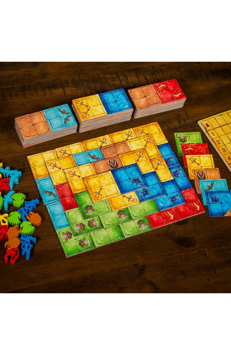 Synapses Games Pyramido Tile & Worker Placement Game, Alternate, color, Multicolored