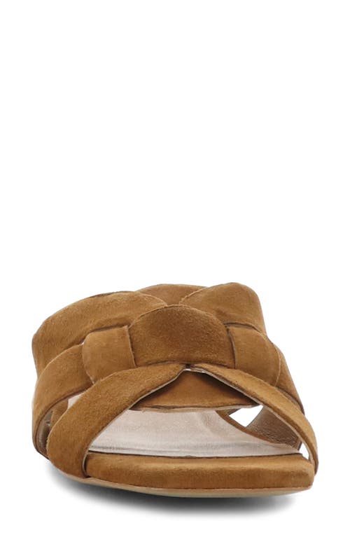 Bos. & Co. Ellis Slide Sandal In Nut