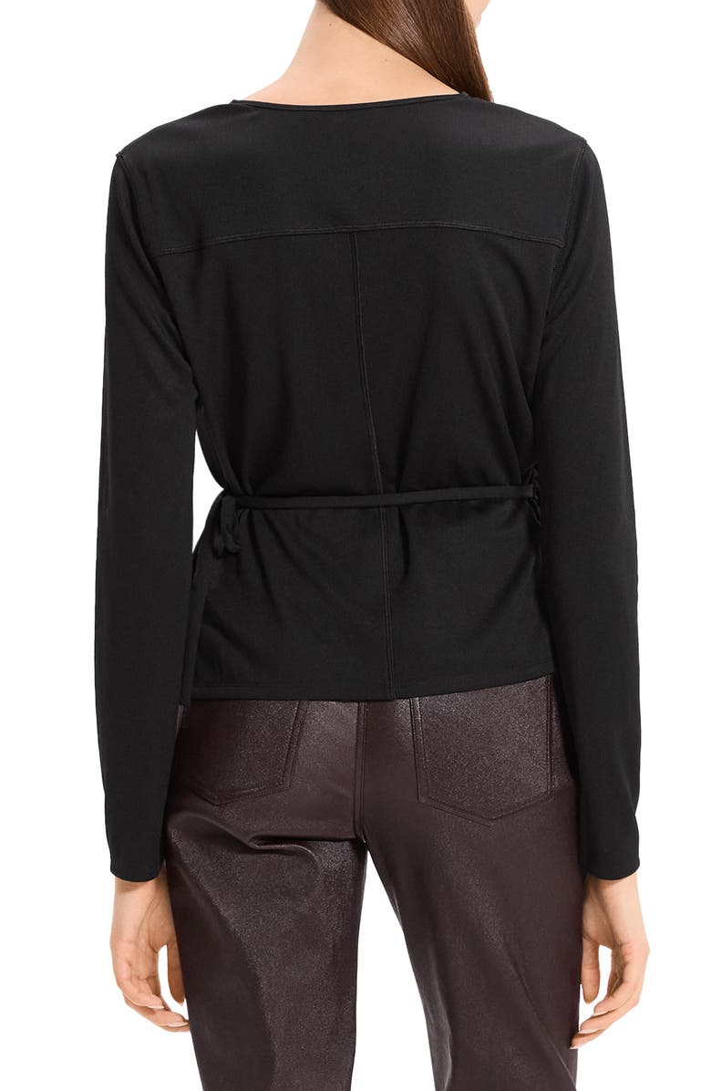 Theory Wrap Sweater, Alternate, color, Black - 001