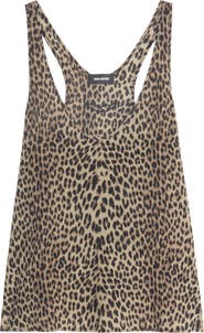 Zadig & Voltaire Tarysa Leopard Print Tank Top