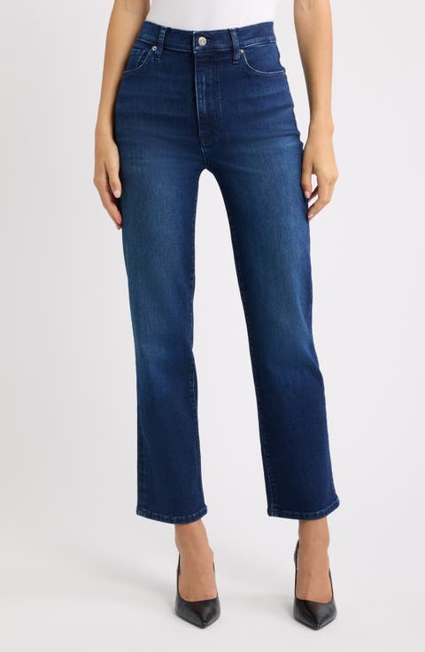 Le Sleek High Waist Ankle Straight Leg Jeans