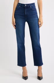 FRAME Le Sleek High Waist Ankle Straight Leg Jeans