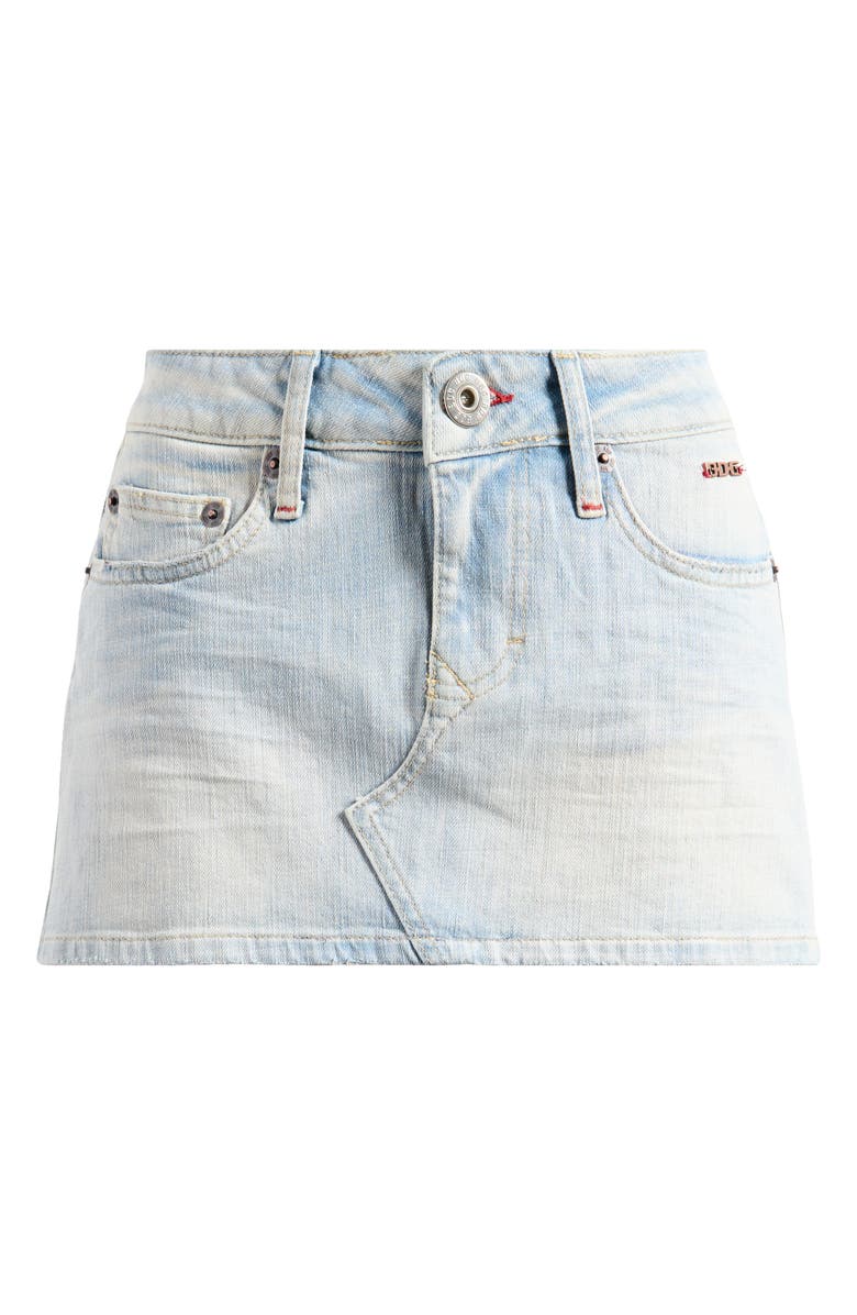 BDG Urban Outfitters Ultra Denim Miniskirt, Alternate, color, Bleach