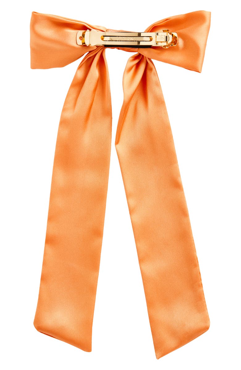 L. Erickson Kaia Bow Barrette, Alternate, color, Melon