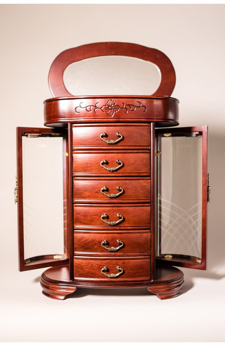 HIVES AND HONEY Patricia Cherry Jewelry Chest, Alternate, color, 