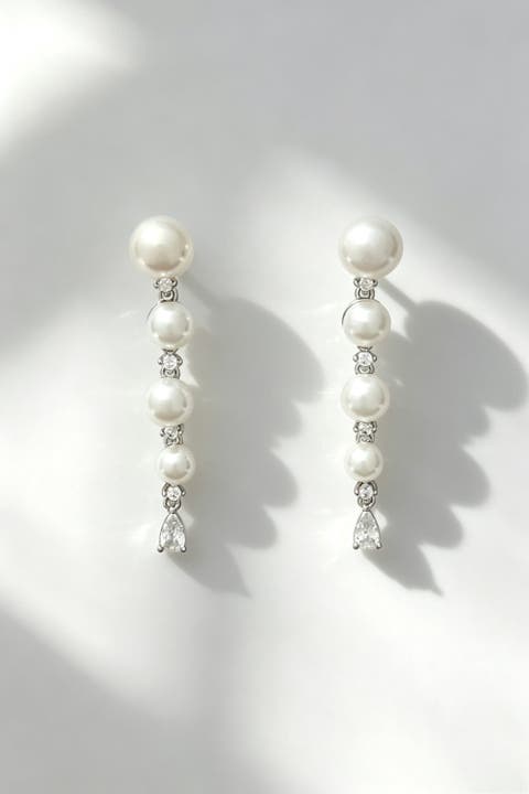 Cascade Freshwater Pearl Dangle Earrings