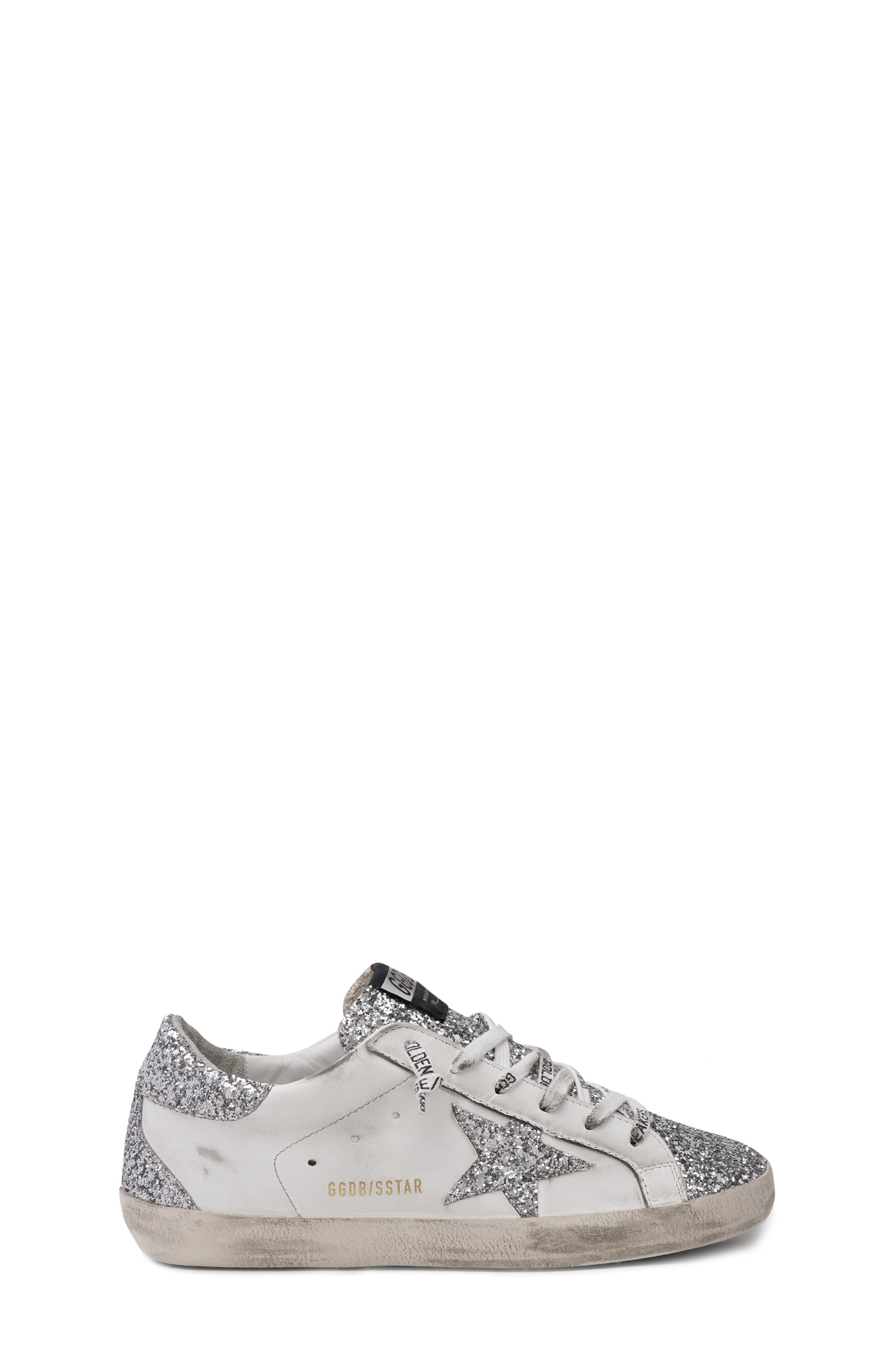 Golden Goose Superstar Glitter Low Top Sneaker, Main, color, 