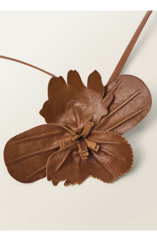 Mango Flower Thin Leather Belt