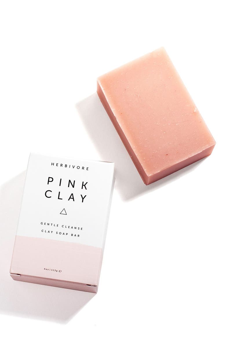 Herbivore Botanicals Pink Clay Bar Soap, Alternate, color,