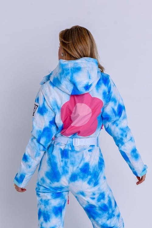 Oosc Blue Signature Ski Suit In Blue