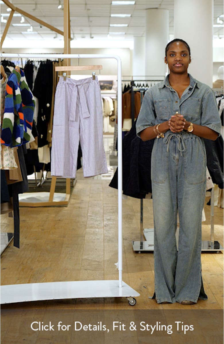 Kids' Tie Belt Wide Leg Pants, sales video thumbnail