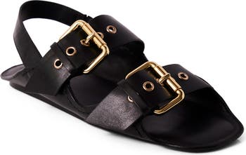 Free People Blossom Buckle Flat Sandal (Women) | Nordstrom