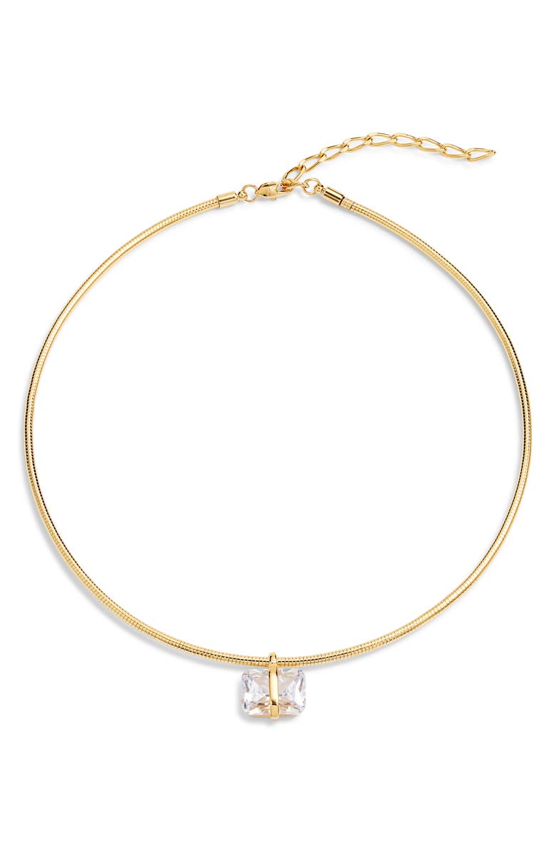 Nordstrom Floating Cubic Zirconia Pendant Necklace, Main, color,