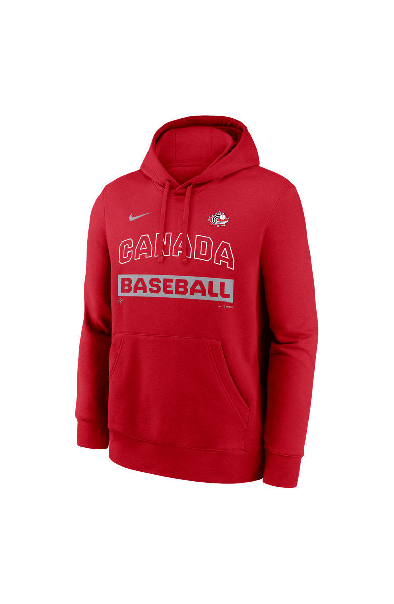 Nike Men's Nike Red Canada Baseball 2026 World Baseball Classic Club Hoodie, Alternate, color, Red