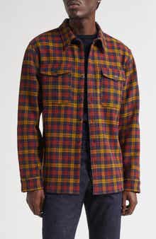 Walker Plaid Wool Flannel Work Shirt