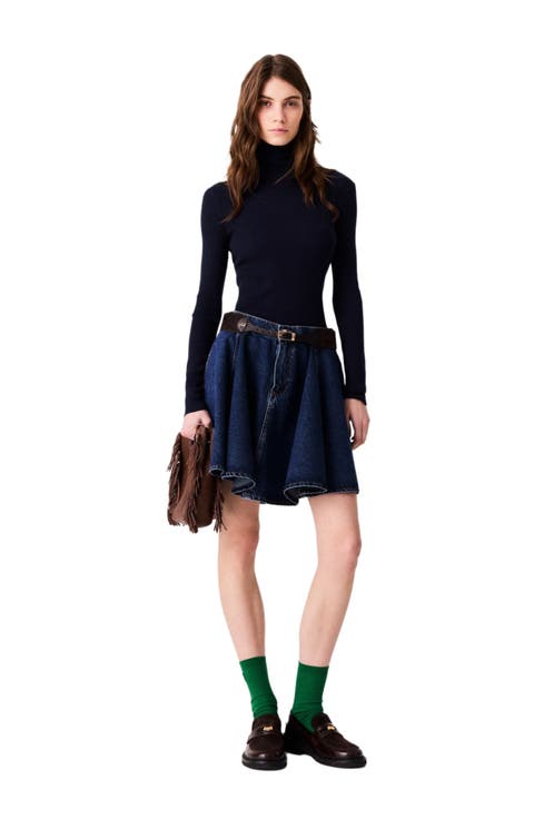 Second-skin high-neck sweater