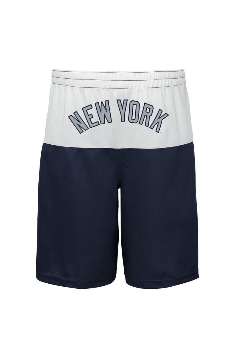 Outerstuff Youth Derek Jeter Navy New York Yankees Pandemonium Name & Number Shorts, Alternate, color, Navy