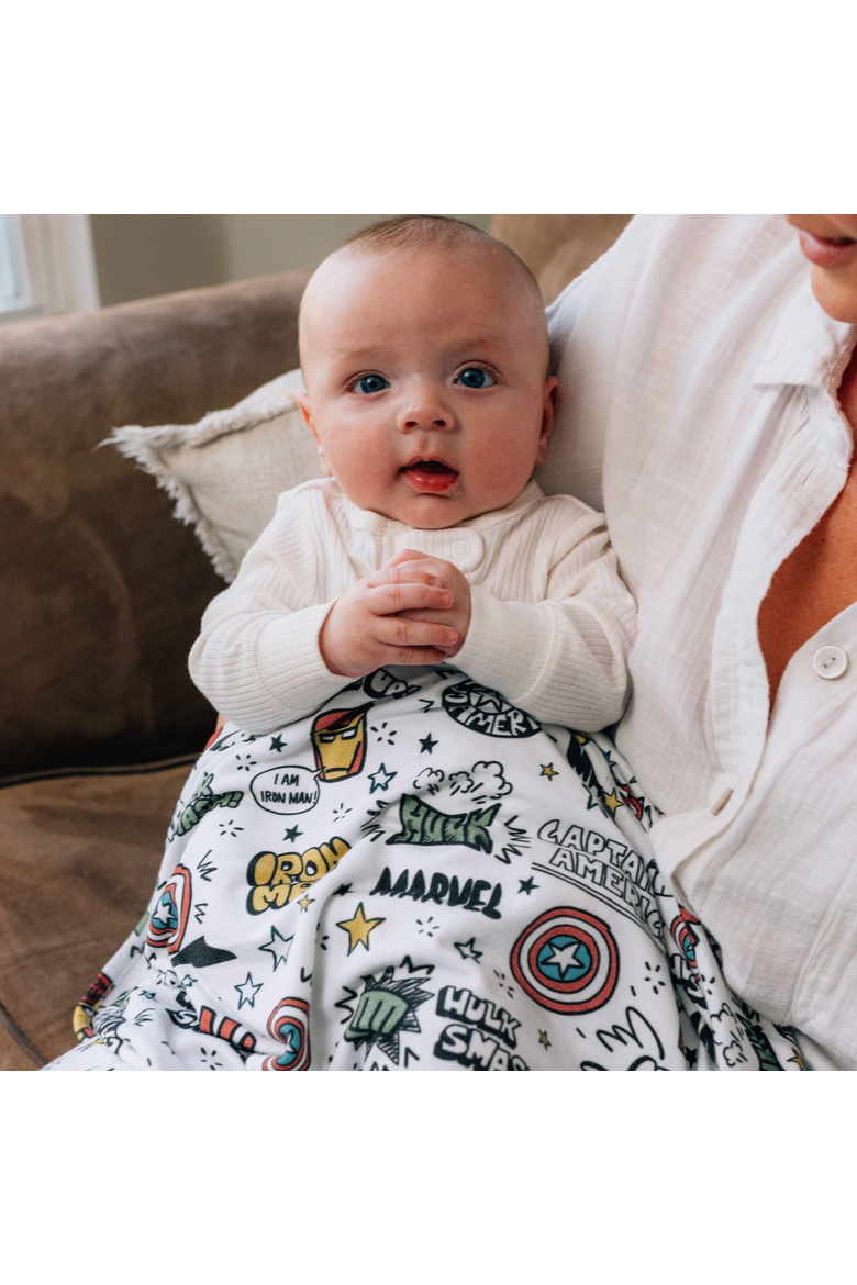 MARVEL Baby Blaket, Alternate, color, Mighty Heroes