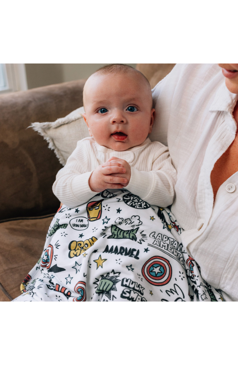 Milk Snob MARVEL Baby Blaket, Alternate, color, Mighty Heroes