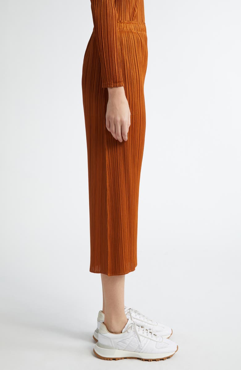 Pleats Please Issey Miyake Monthly Colors November Pleated Wide Leg Pants, Alternate, color, 